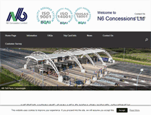 Tablet Screenshot of n6concession.com